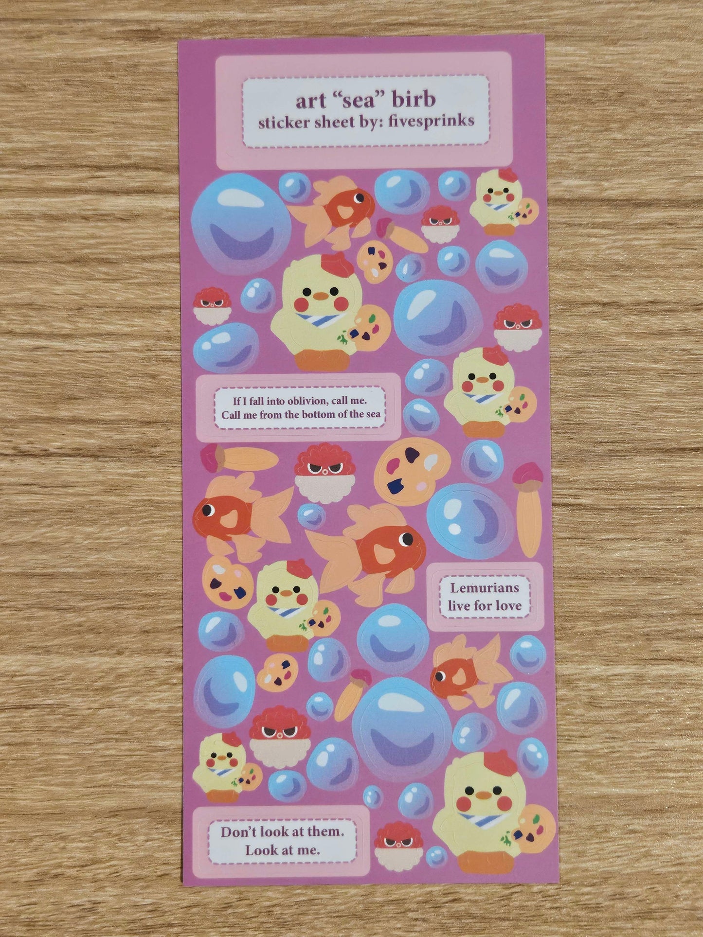 LADS deco sticker sheet