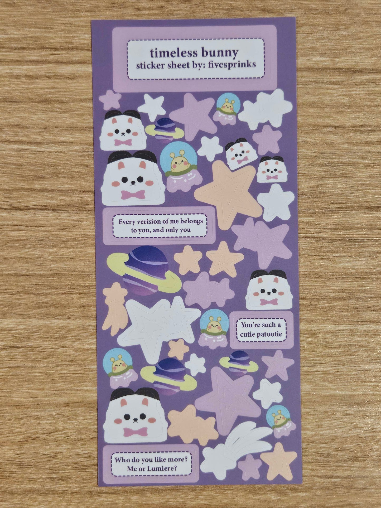 LADS deco sticker sheet