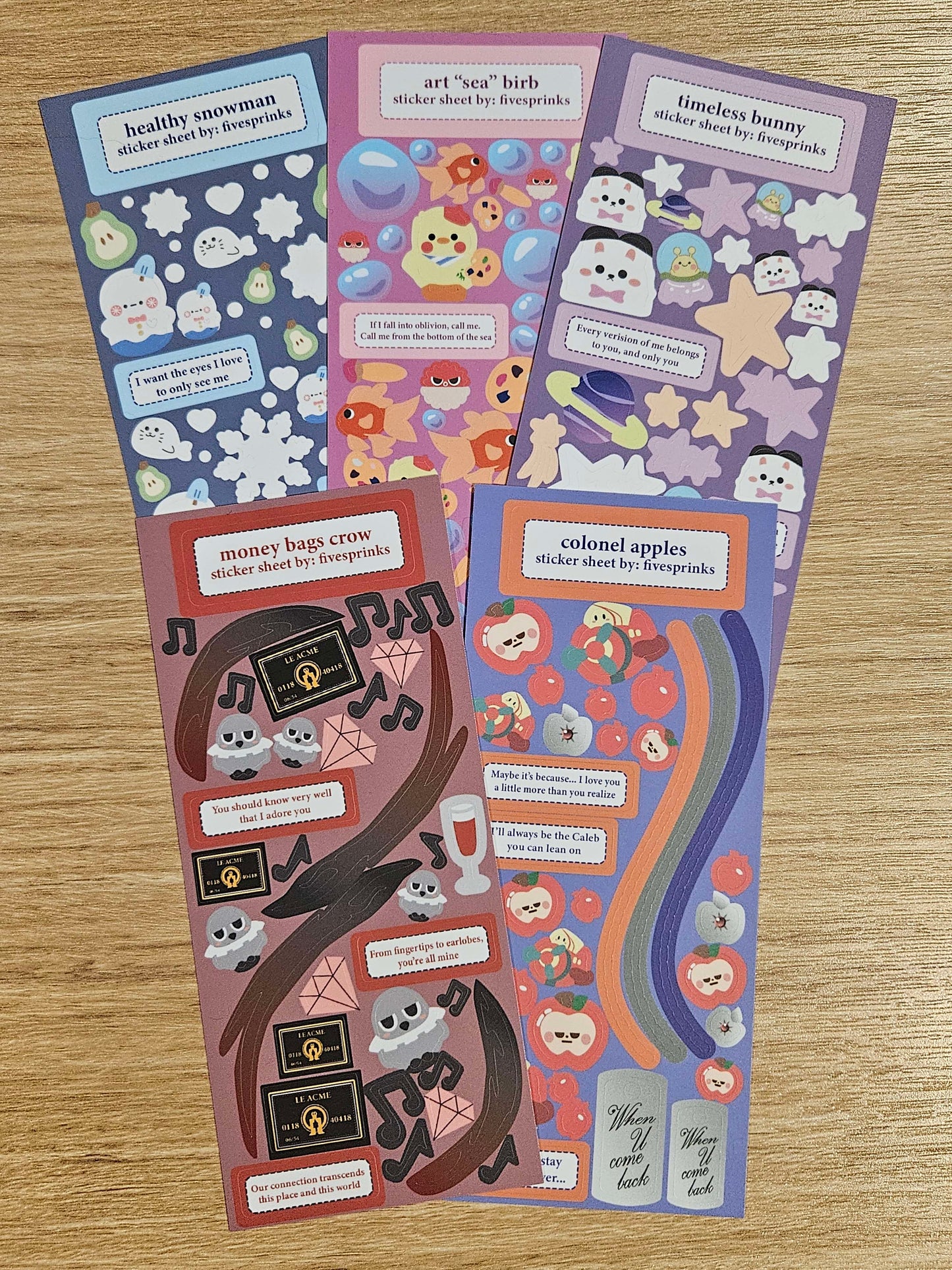 LADS deco sticker sheet